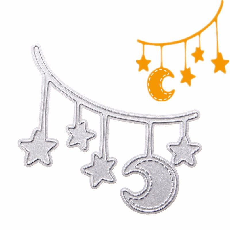 Star-Moon-Metal-DIY-Cutting-Dies-Stencil-Scrapbook-Card-Album-Paper-Embossing-Craft-1130217