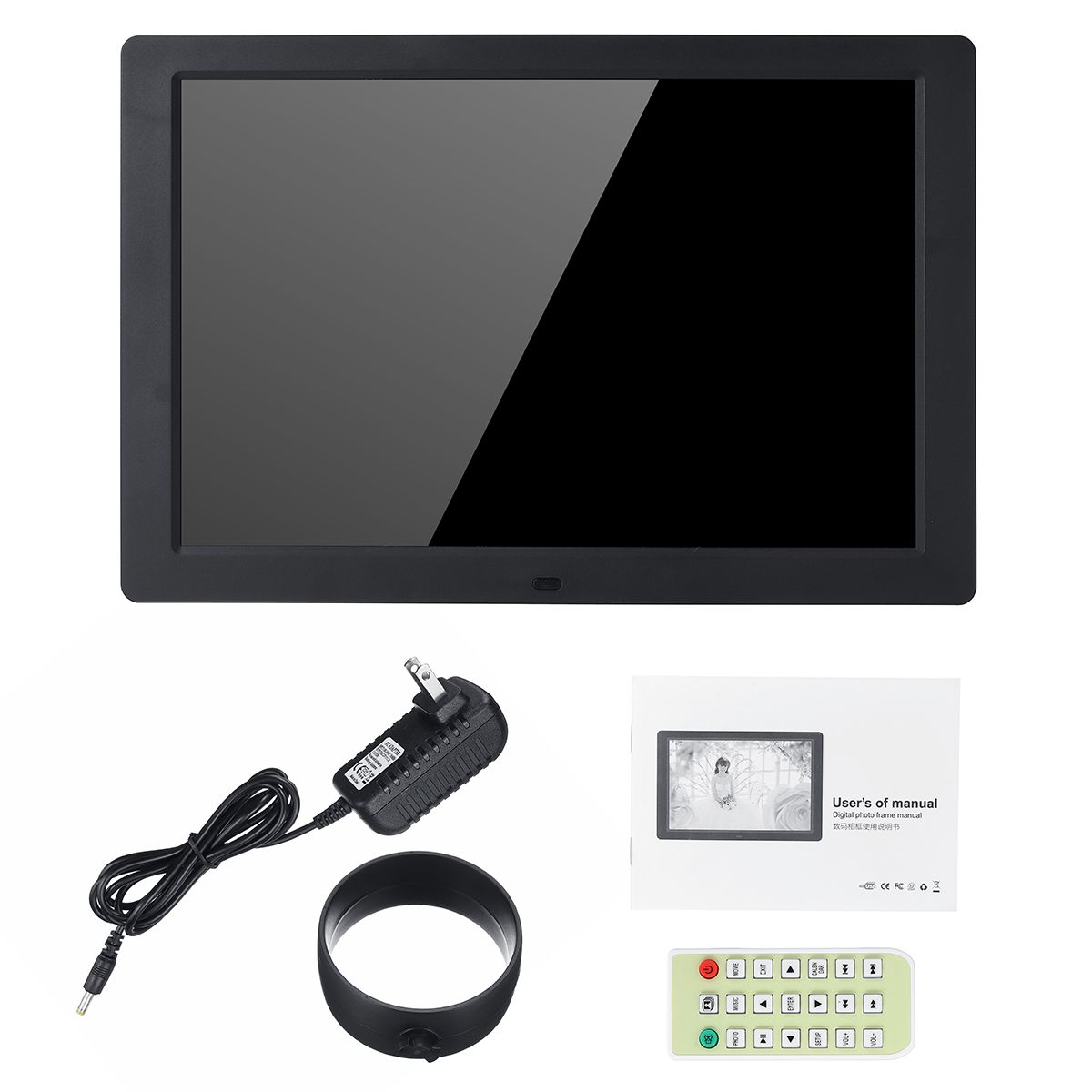 12-14-154-inch-1280800-Resolution-Remote-Control-Digital-Photo-Frame-LCD-Display-US-Plug-1640530