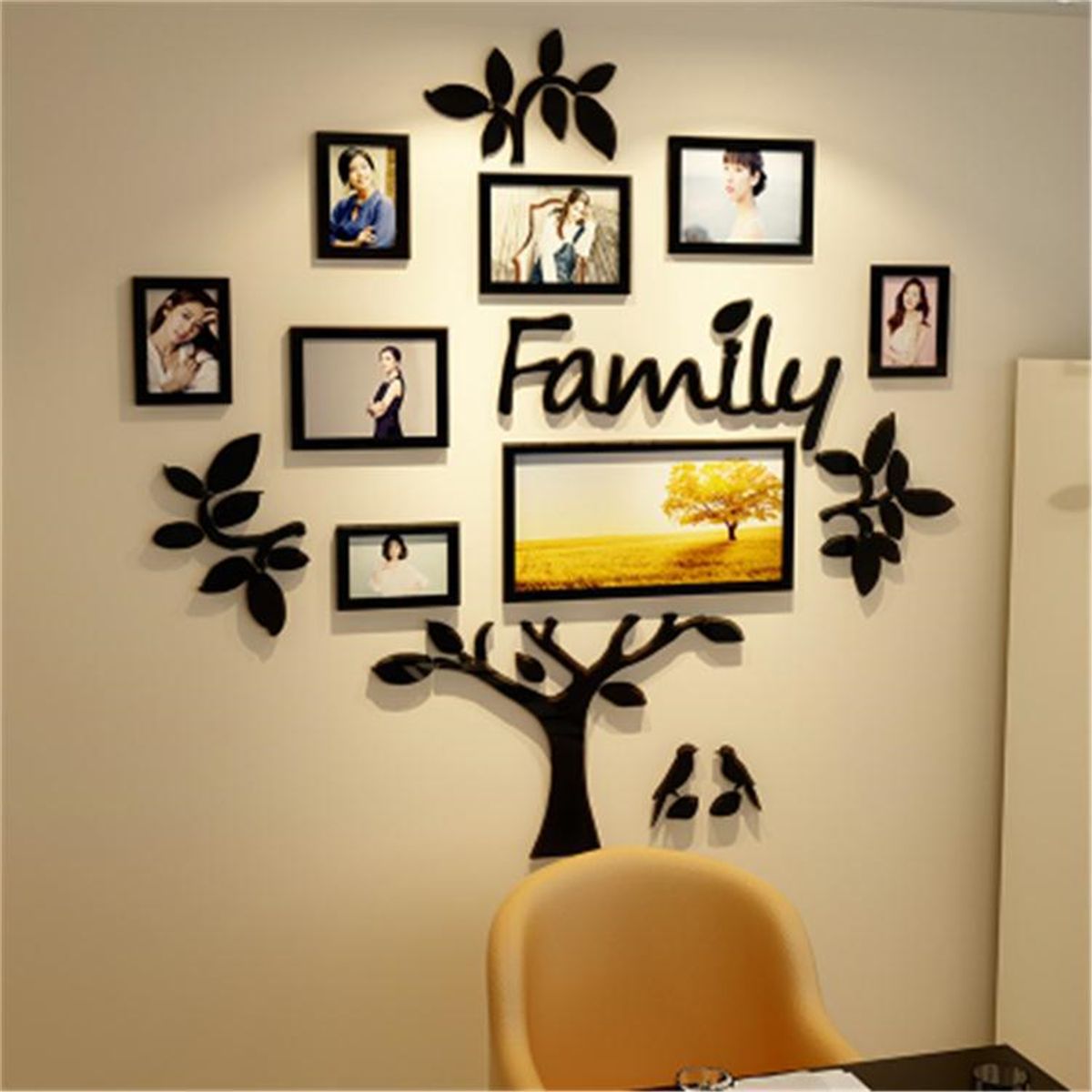 3D-Family-Tree-Acrylic-Photo-Picture-Collage-Frame-Set-Wall-Home-Decor-Xmas-Gift-1638946