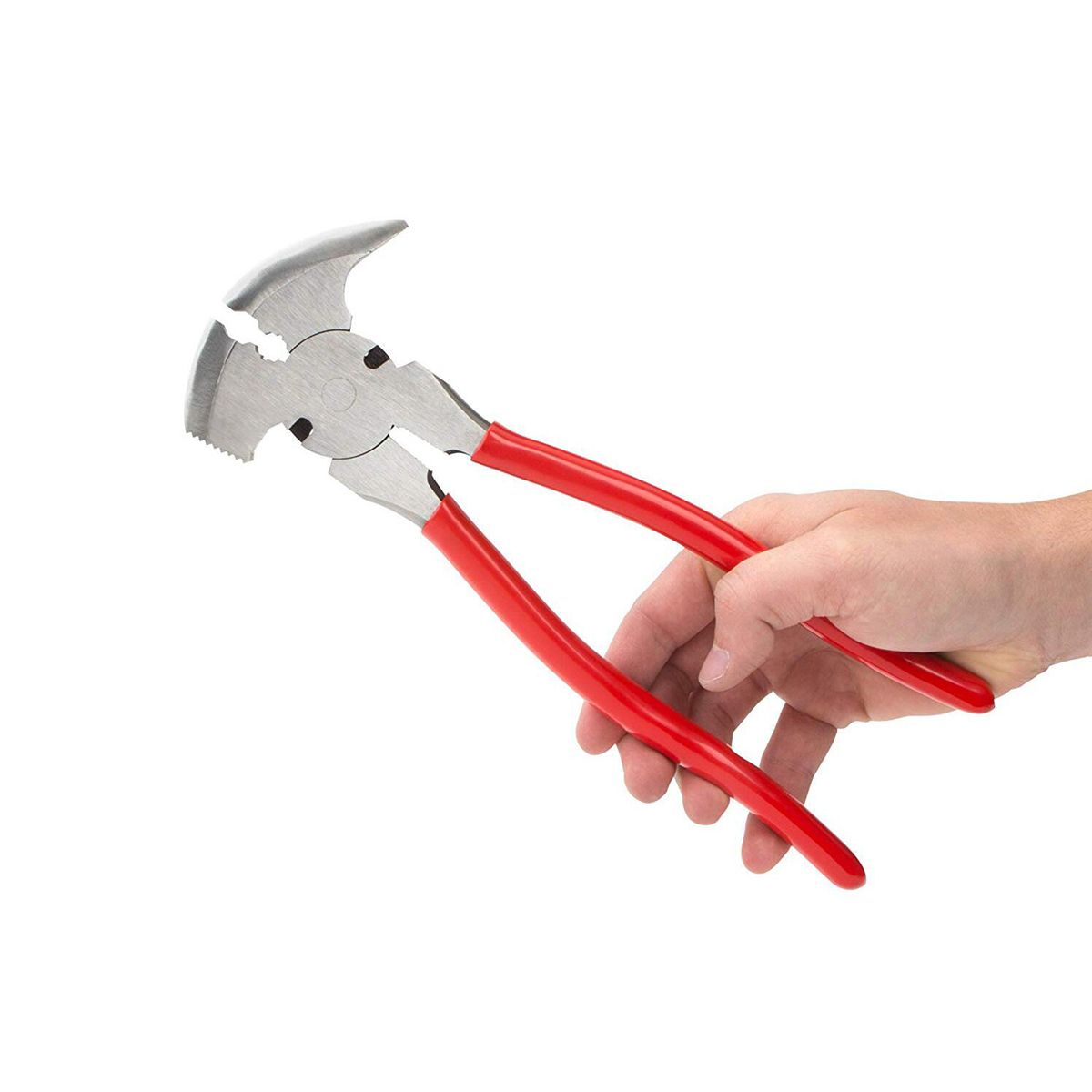 10inch-Fence-Pliers-Parallel-Jaws-Soft-Grip-Wire-Cutter-Fencing-Hammer-Tool-1575366