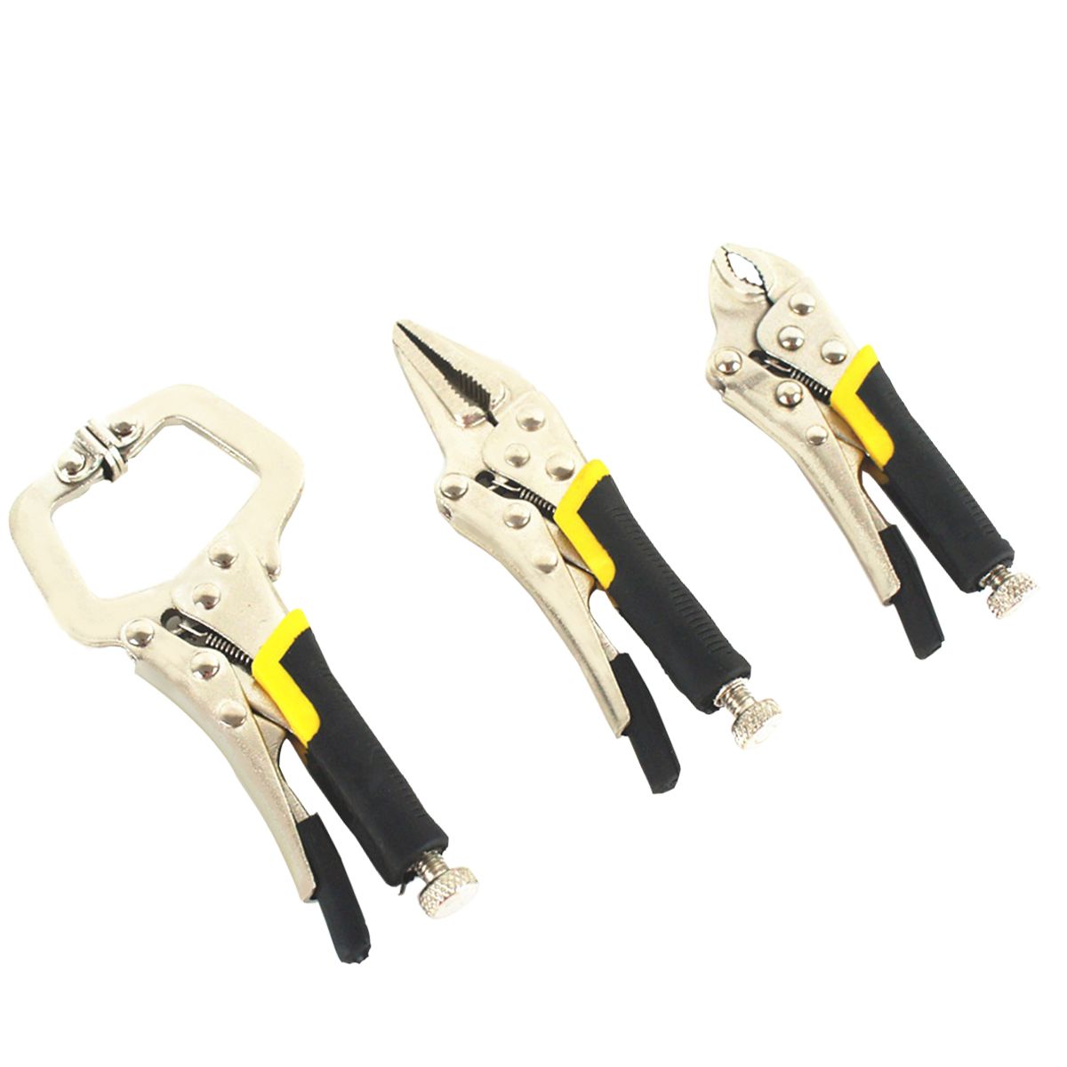 3-Piece-Mini-Vice-Grip-Kit-Complete-Locking-C-Clamp-Straight-Nose-and-Needle-Long-Nose-Pliers-set-1559062