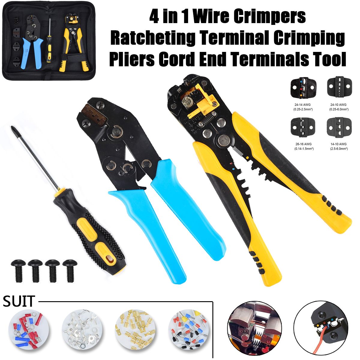 4-in-1-Wire-Crimpers-Self-adjustable-Wire-Striper-Cord-Pliers-Terminal-Tool-Kit-1732790