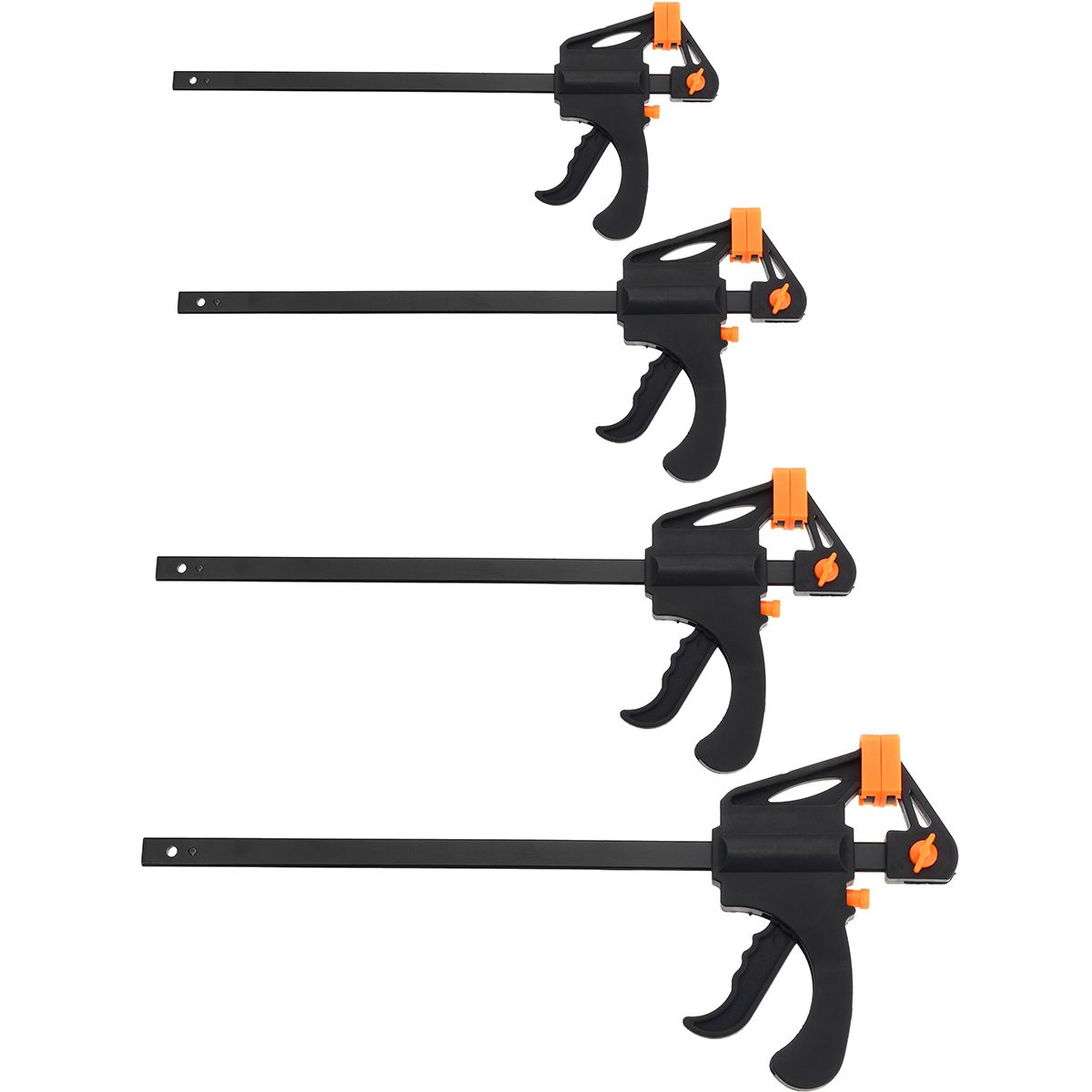 681012-Inch-Wood-Working-Bar-F-Clamp-Grip-Ratchet-Release-Squeeze-Hand-Tool-1243566