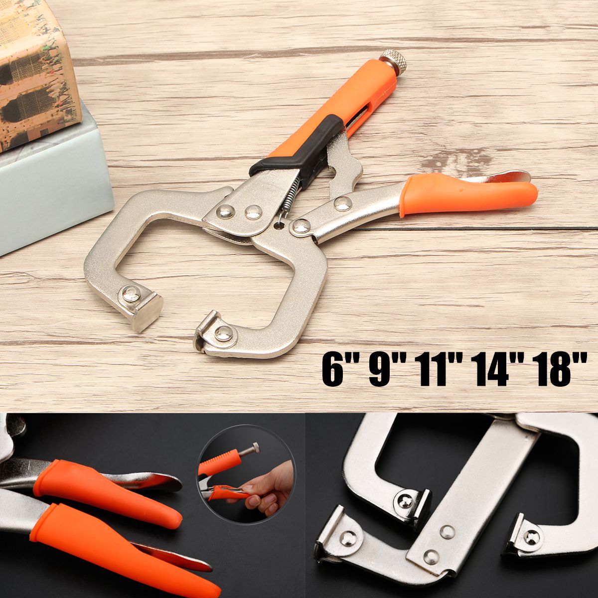 69111418inch-Alloy-Steel-C-Bracket-Vise-Grip-Welding-Quick-Pliers-Hand-Tool-1260840