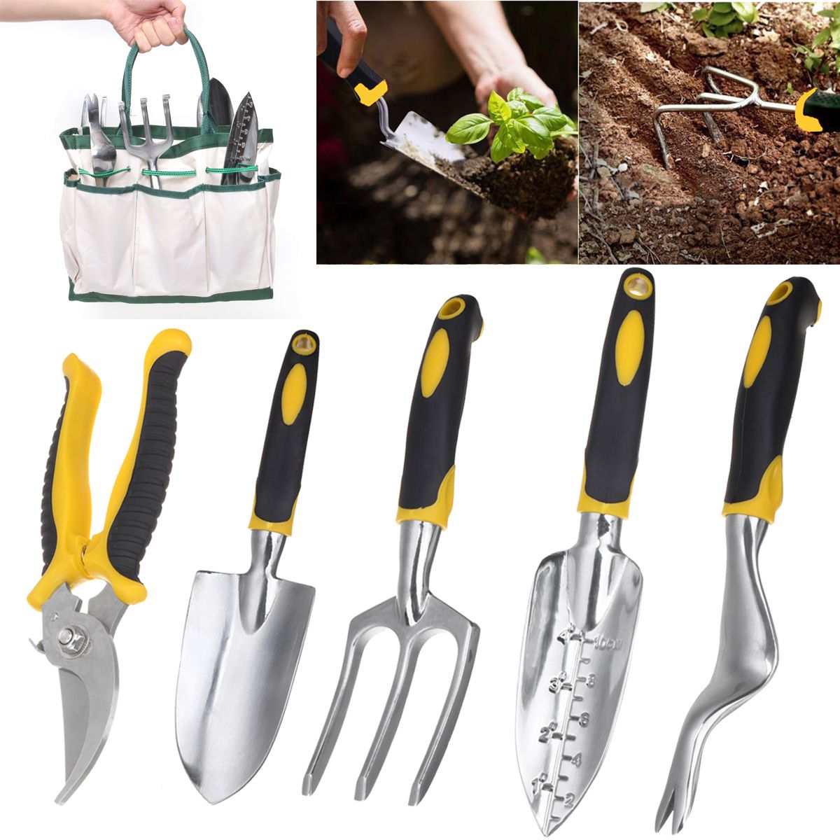 7Pcs-Stainless-Steel-Tool-Set-Planting-Tools-Pliers-with-Folding-Bag-1285317