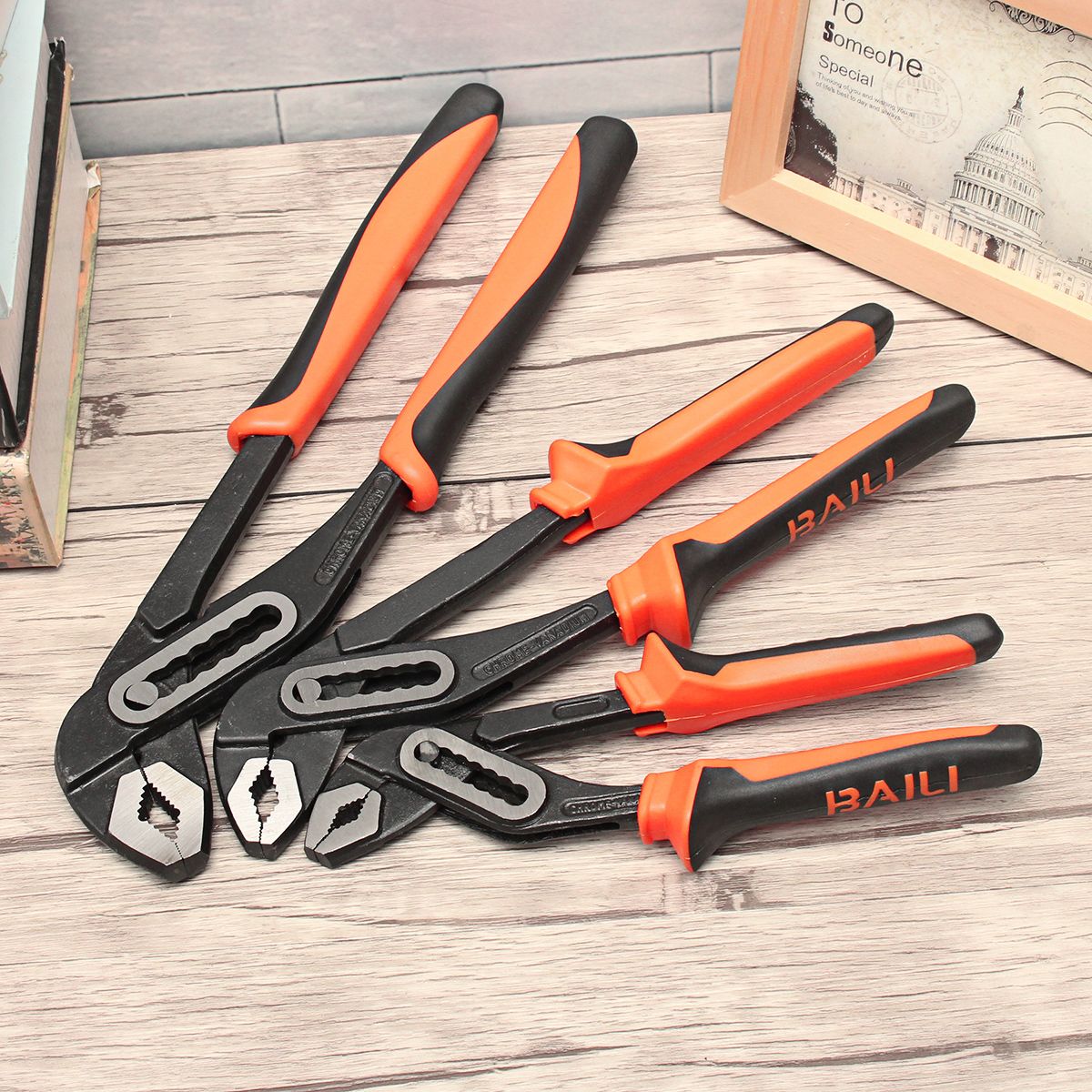 81012inch-Alligator-Pliers-7-Files-Multifunction-Non-slip-Grips-Water-Pump-Repair-Tool-1388833