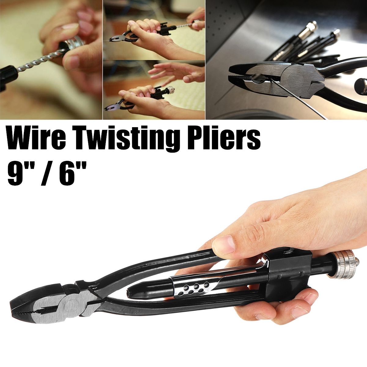 9inch-6inch-Aircraft-Safety-Wire-Twisting-Wiring-Lock-Pliers-Tool-Electrical-1574166