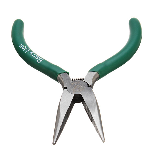 BERRYLION-5Inch-125mm-Flat-Nose-Pliers-Wire-Stripper-Forceps-Crimping-Tool-Durable-Multifunctional-H-1232501