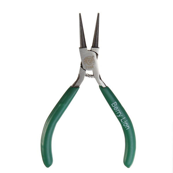 BERRYLION-5Inch-125mm-Round-Nose-Pliers-Wire-Stripper-Forceps-Crimping-Tool-Durable-Multifunctional--1232497