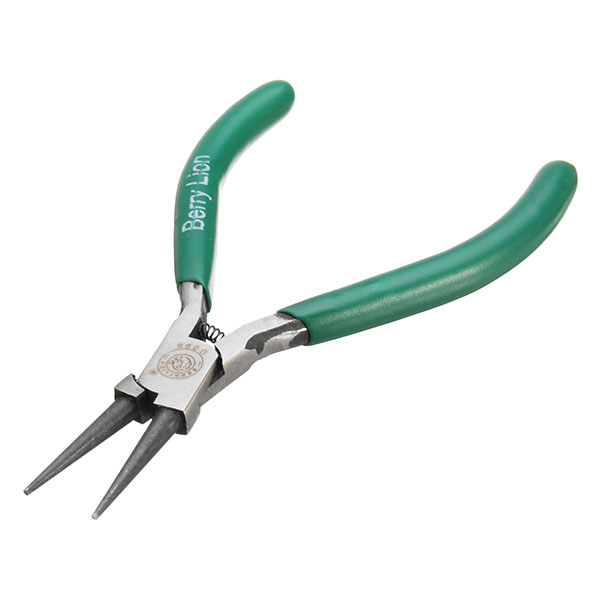 BERRYLION-5Inch-125mm-Round-Nose-Pliers-Wire-Stripper-Forceps-Crimping-Tool-Durable-Multifunctional--1232497