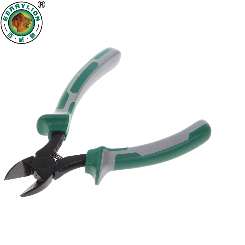 BERRYLION-6Inch-150mm-Diagonal-Wire-Stripper-Multitool-Pliers-Crimping-Pliers-Forceps-With-TPR-Bent--1232496