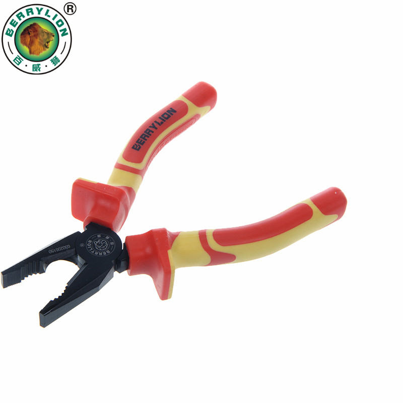 BERRYLION-6Inch-150mm-VDE-Insulated-Cutting-Plier-1000V-Combination-Pliers-Multitool-Wire-Cutter-Cla-1232494