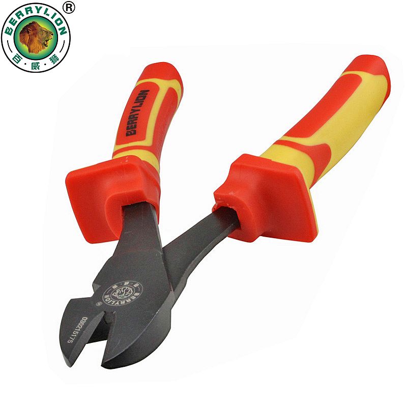 BERRYLION-7Inch-175mm-Insulated-Big-Head-Pliers-1000V-Multitools-For-Cutting-Stripping-Wire-Crimping-1229018