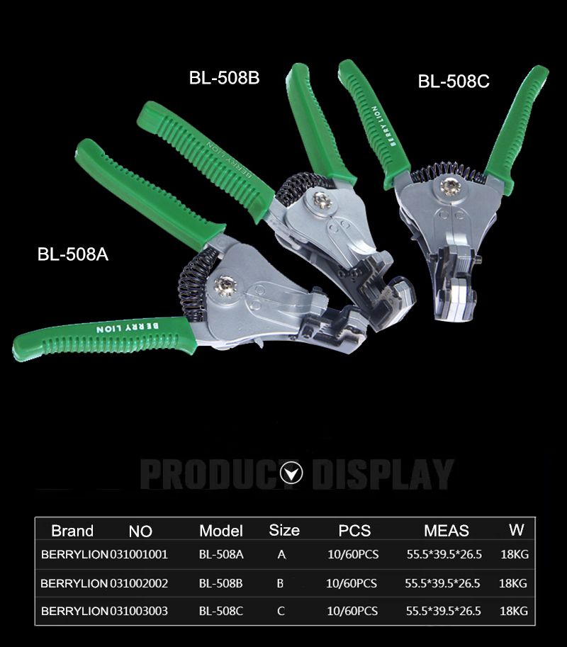 BERRYLION-Wire-Stripping-Pliers-05-80mm-Automatic-Cable-Wire-Stripper-Crimping-Pliers-Multipurpose-H-1229020