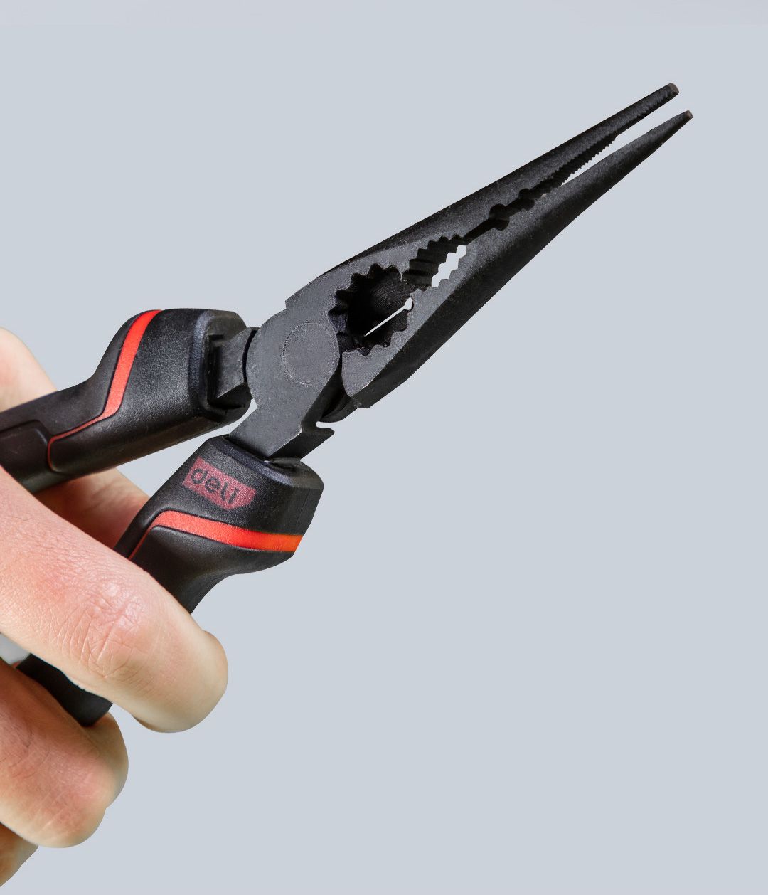 DeLi-DL0104-Capable-Needle-Nose-Pliers-Non-Slip-Diagonal-Long-Nose-Pliers-Needle-Pliers-Electrical-W-1551986