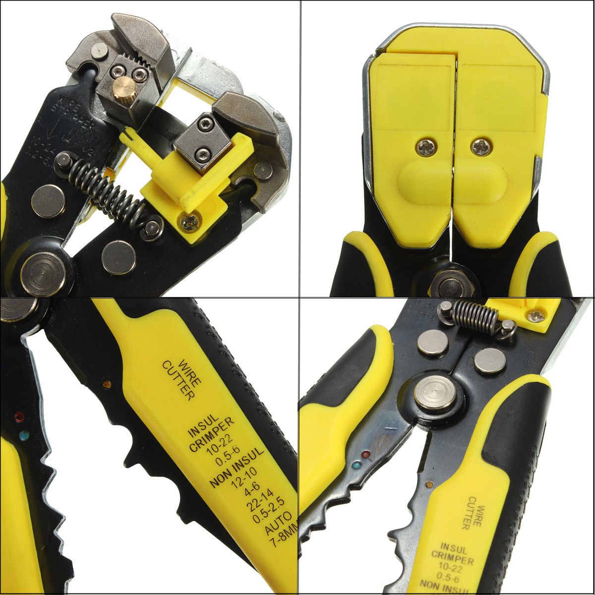 Drillpro-Multifunctional-Ratchet-Crimping-Tool-Wire-Strippers-Terminals-Pliers-1218984