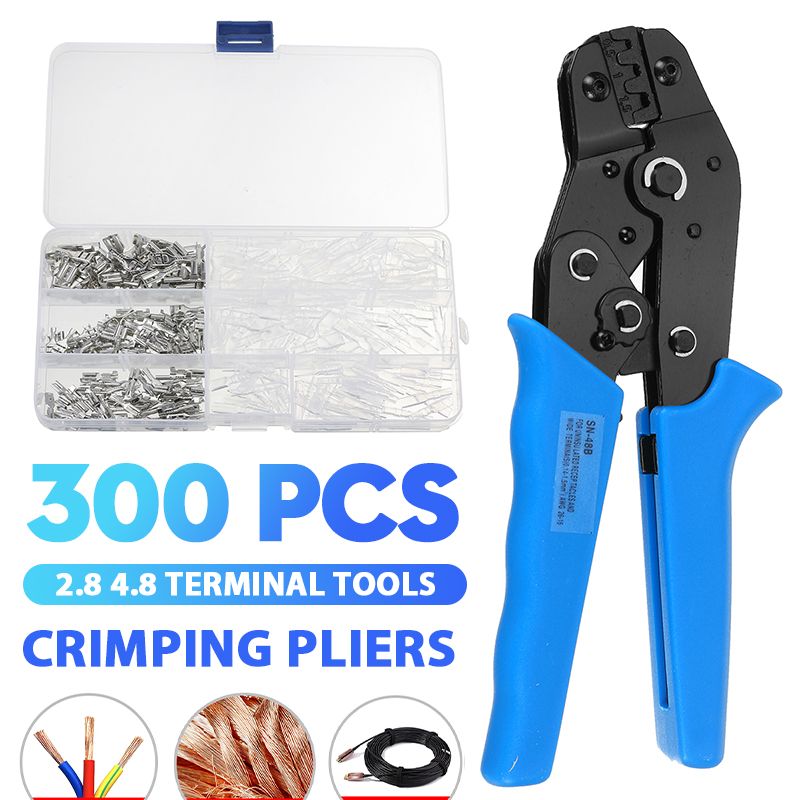 Insulated-Cable-Connector-Crimper-Pliers-Terminal-Ratchet-Crimping-Tool-Wire-Kit-1740457