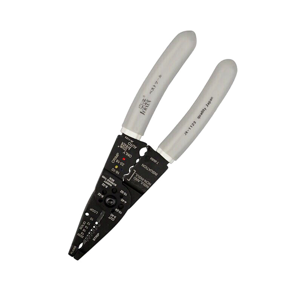 JERXUN-JX-1123-8-Inch-Multifunctional-Wire-Stripper-Plier-Rachet-Crimping-Tool-22AWG-10AWG-1300552