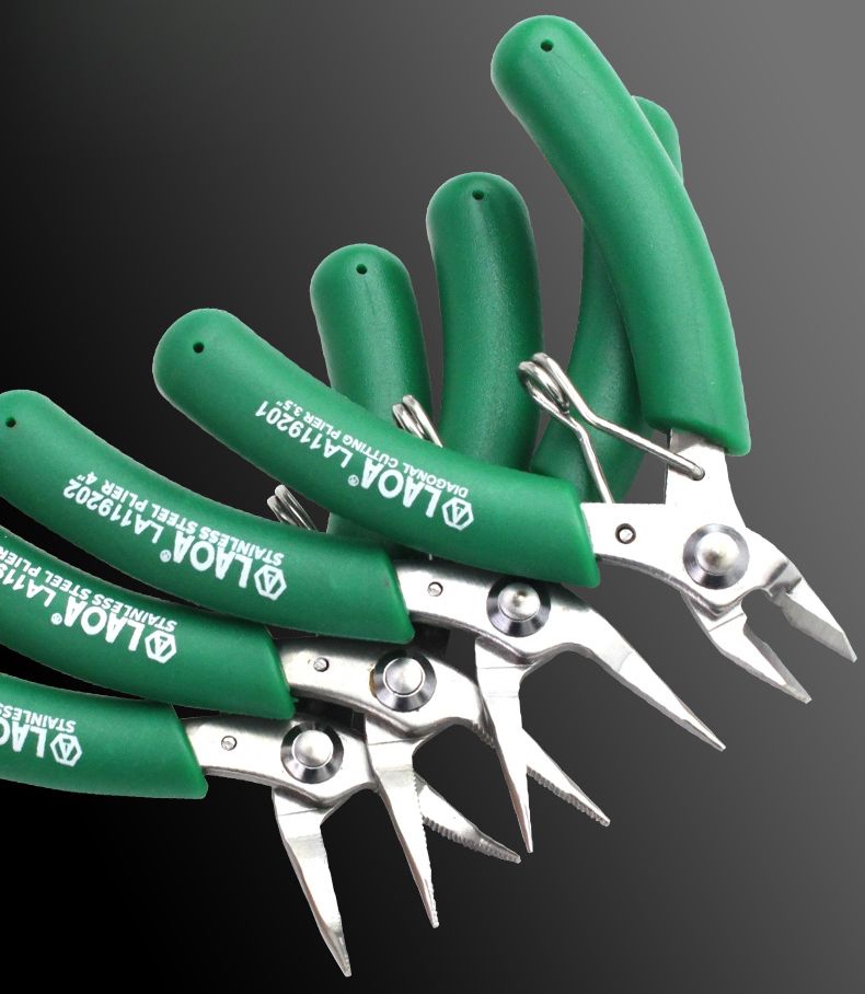 LAOA-Mini-Electronic-Scissors-Stainless-Steel-Long-Nose-Pliers-Diagonal-Pliers-Wire-Cutters-1767852
