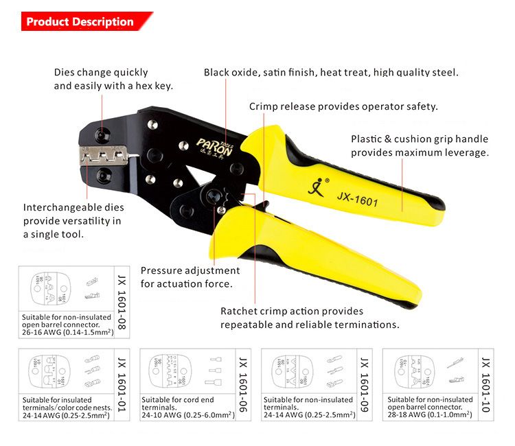 PARON-Jx-d4311-Multi-functional-Four-in-one-Wire-Pressing-Set-Terminals-Pliers-Kit-Easy-Carrying-1661699