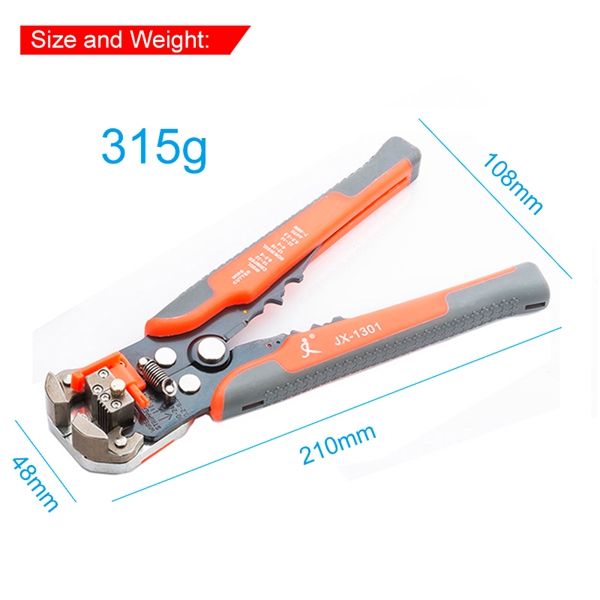 Paronreg-JX-1301-Multifunctional-Wire-Strippers-Terminals-Crimping-Tool-Pliers-Orange-1125491