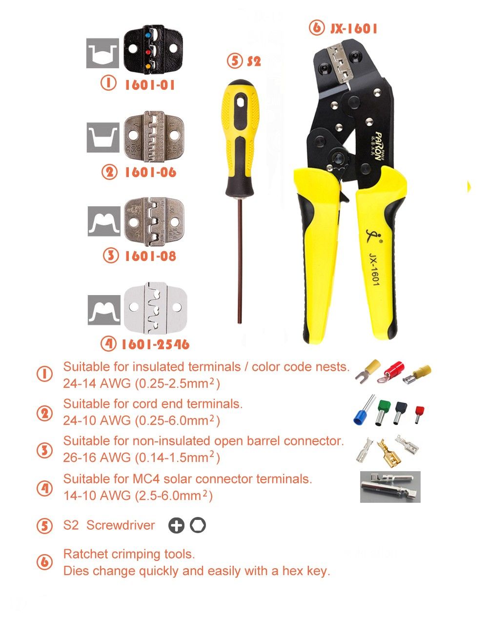 Paronreg-JX-D4-Multifunctional-Ratchet-Crimping-Tool-26-10-AWG-Terminals-Pliers-Kit-1104438