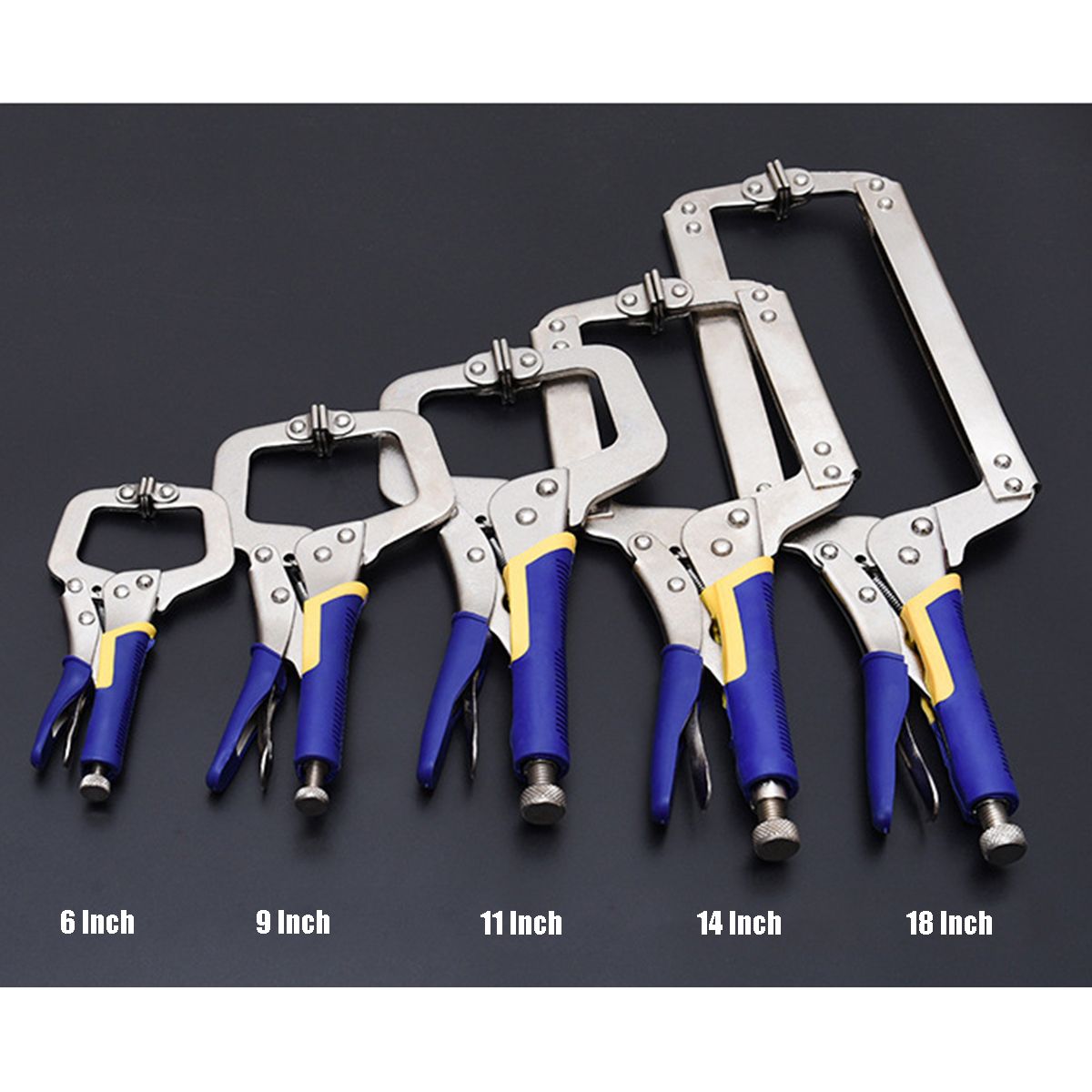 Steel-C-Type-Pliers-Locking-Clamp-Tool-Set-6-9-11-14-18-Inch-Face-Clamp-Hand-Tools-1550137