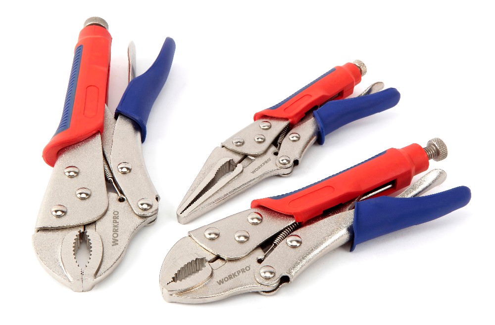 WORKPRO-3PC-Locking-Pliers-Tool-Welding-Tools-Pliers-Set-7quot-10quot-Curved-Jaw-Pliers-6-12quot-Str-1655058