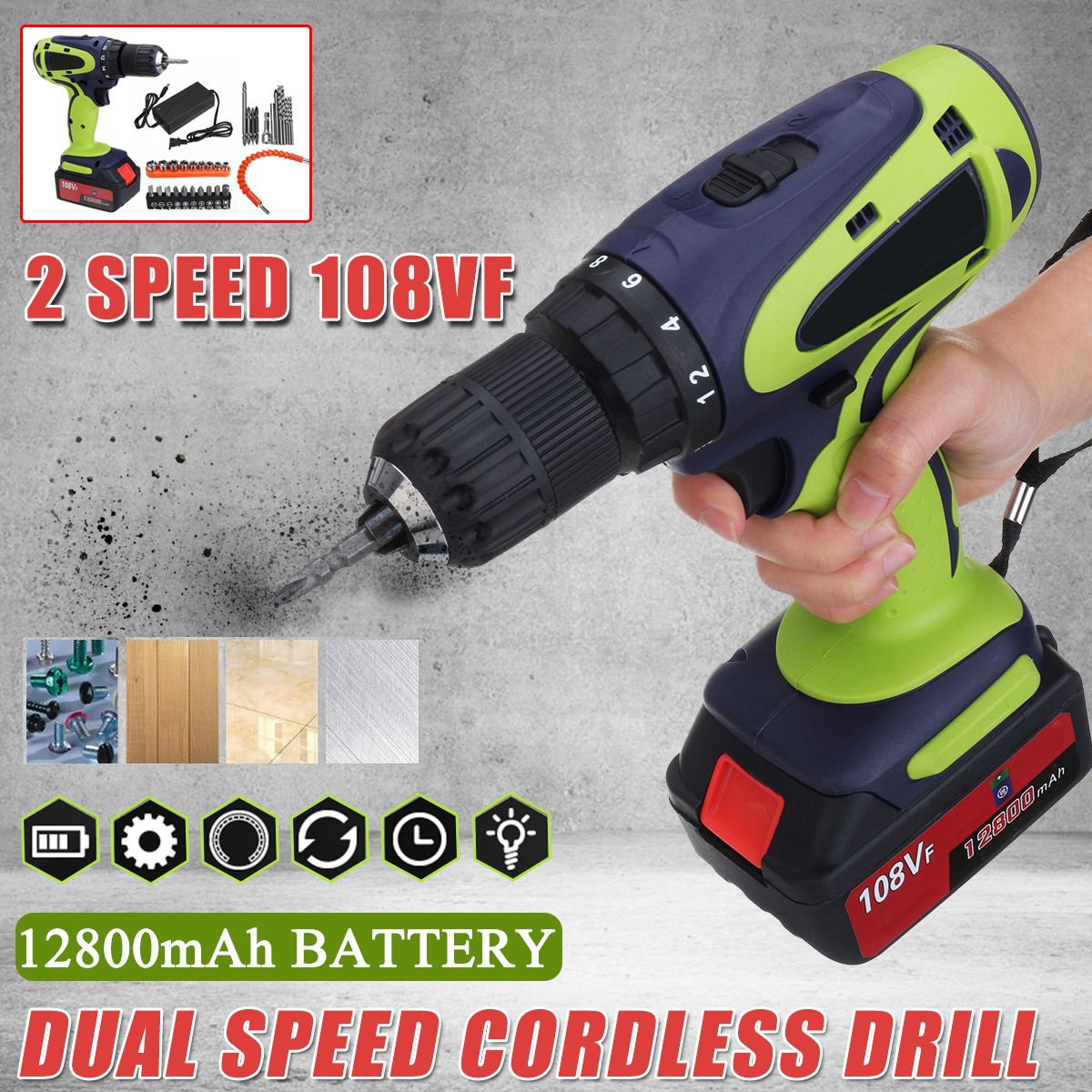 108VF-12800mAh-Dual-Speed-Cordless-Drill-Multifunctional-High-Power-Household-Electric-Drills-W-Acce-1457224