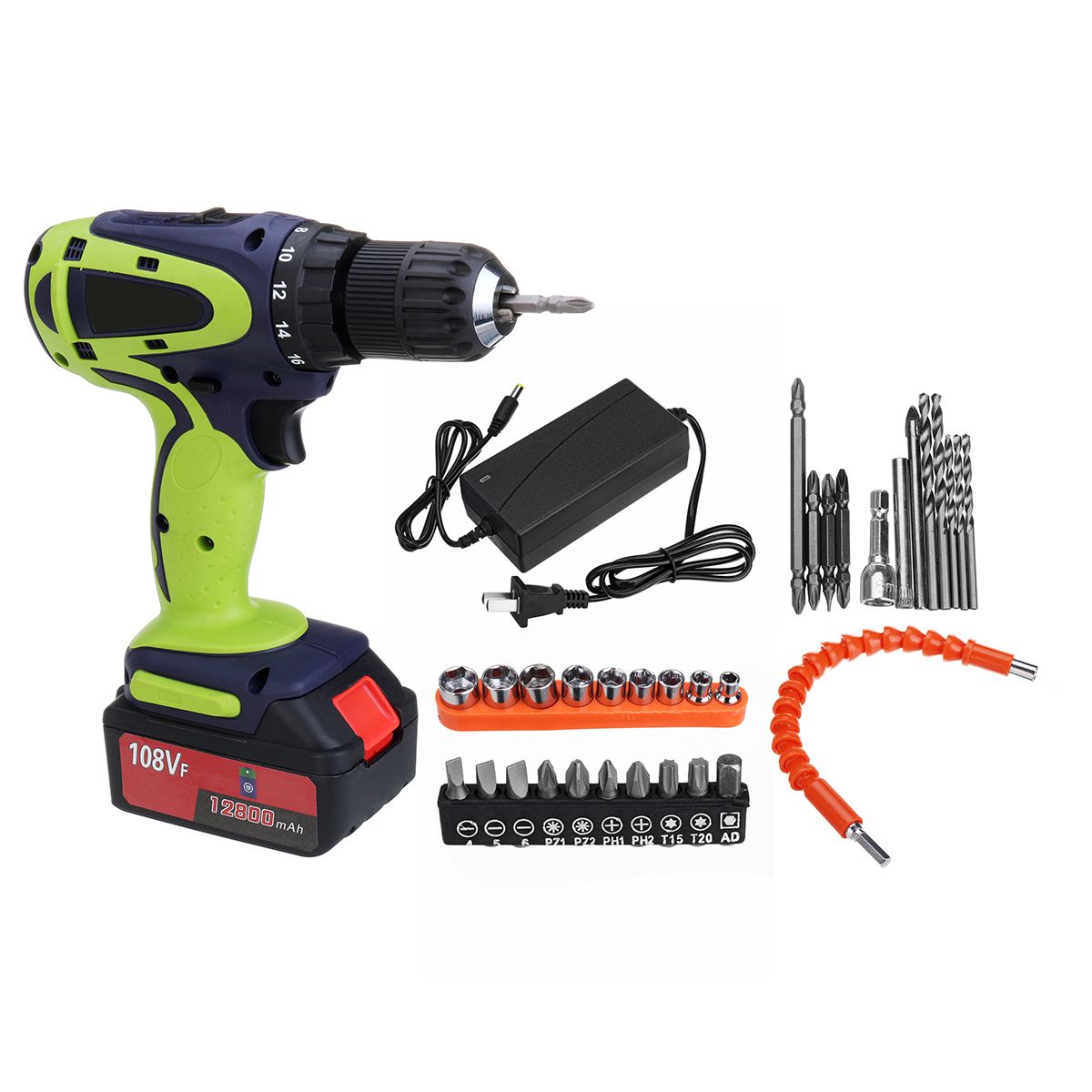 108VF-12800mAh-Dual-Speed-Cordless-Drill-Multifunctional-High-Power-Household-Electric-Drills-W-Acce-1457224