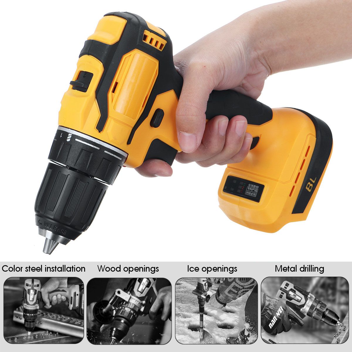 10mm-Chuck-Brushless-Impact-Drill-350Nm-Cordless-Electric-Drill-For-Makita-18V-Battery-4000RPM-LED-L-1642845