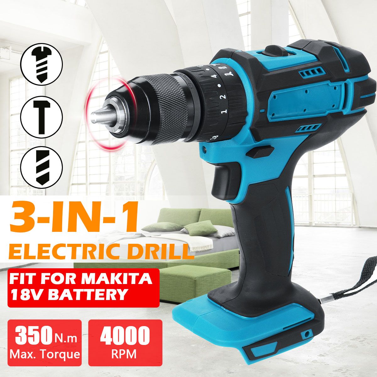 10mm-Chuck-Impact-Drill-350Nm-Cordless-Electric-Drill-For-Makita-18V-Battery-4000RPM-LED-Light-Power-1642853