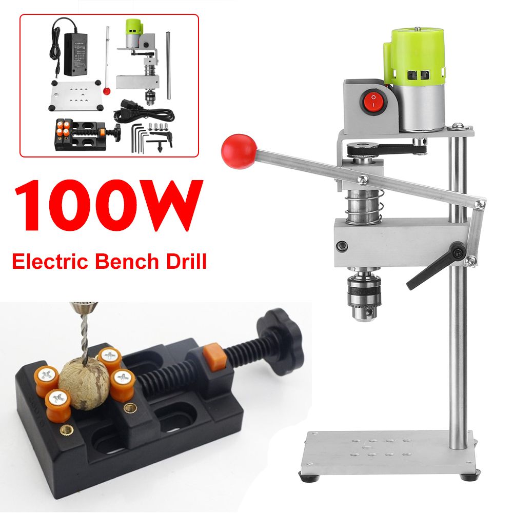 110V220V-Electric-Bench-Drill-5-Speed-Drilling-Machine-Chuck-30mm-Mini-Hole-Puncher-1739016