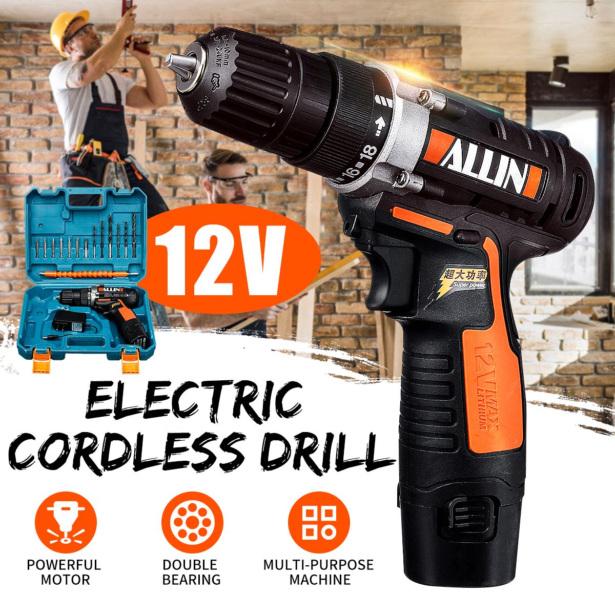 12V-15-Ah-Lithium-Battery-Power-Drill-Cordless-Electric-Hand-Drill-Bits-Set-Rechargeable-2-Speed-Ele-1571968