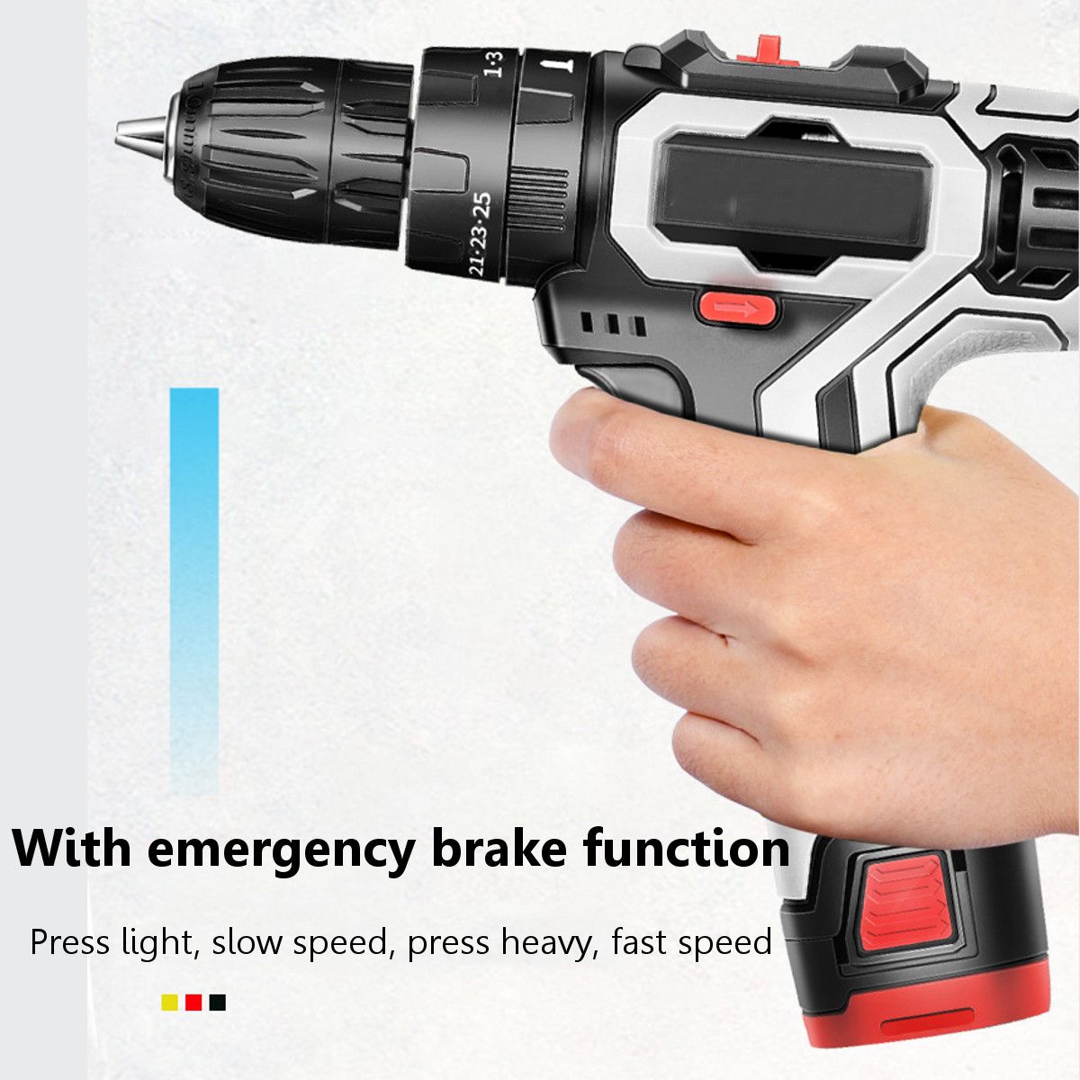 12V-1500mAH-25NM-Rechargeable-Cordless-Drill-2-Speeds-Electric-Screwdriver-Power-Tool-1736770