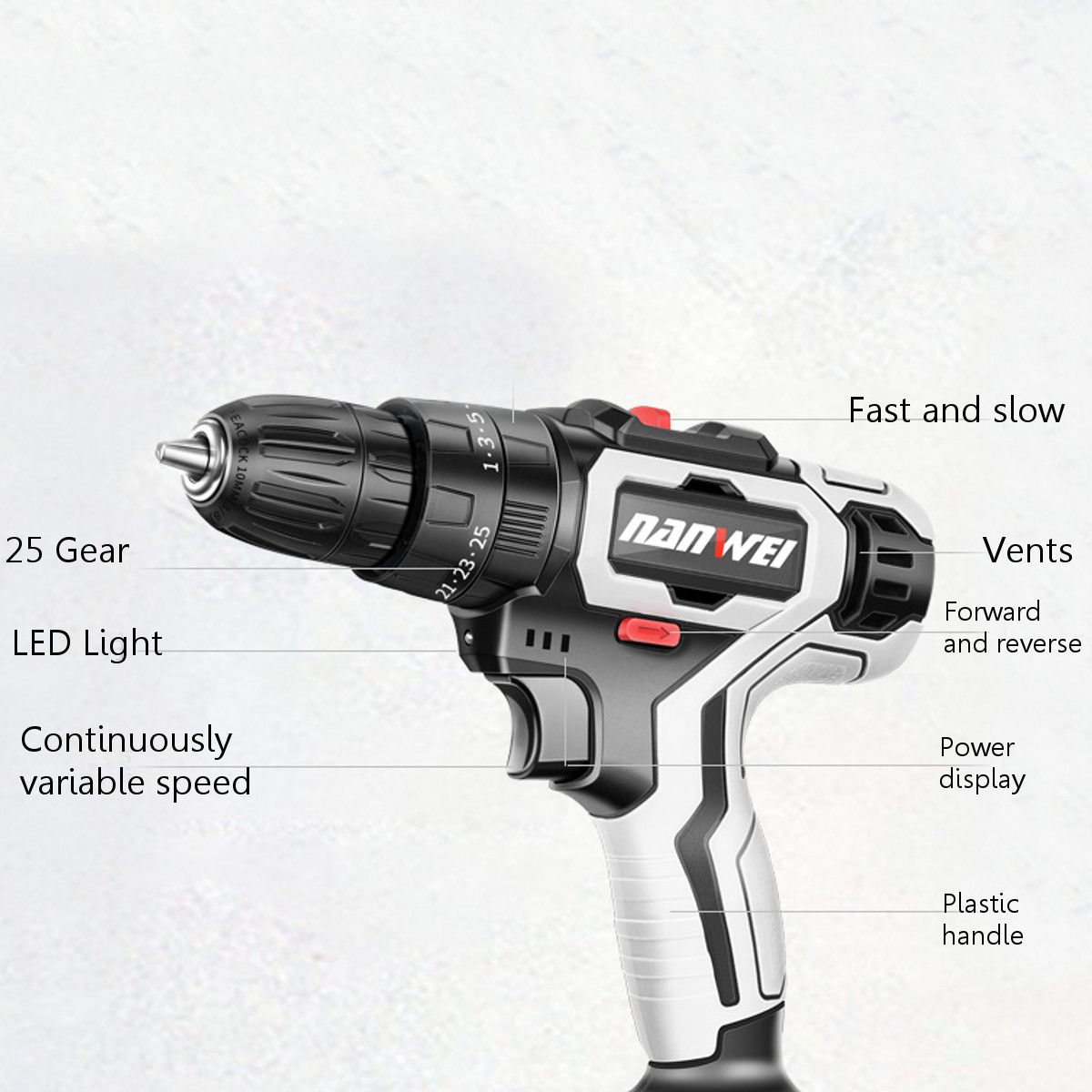 12V-1500mAH-25NM-Rechargeable-Cordless-Drill-2-Speeds-Electric-Screwdriver-Power-Tool-1736770