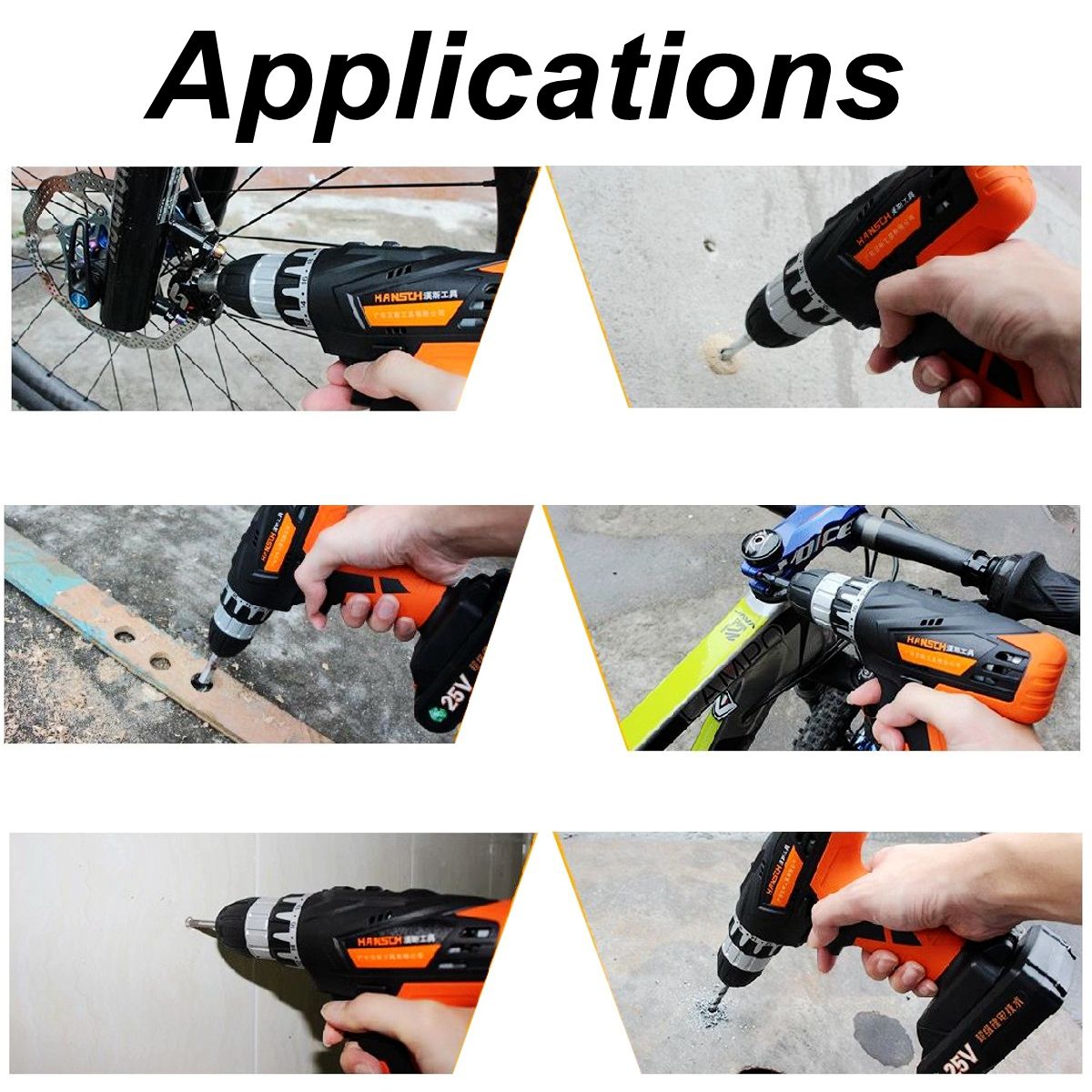 12V-18-Torque-Electric-Cordless-Drill-LED-Lighting-Rechargable-12-Li-Ion-Battery-Single-Speed-Power--1411909