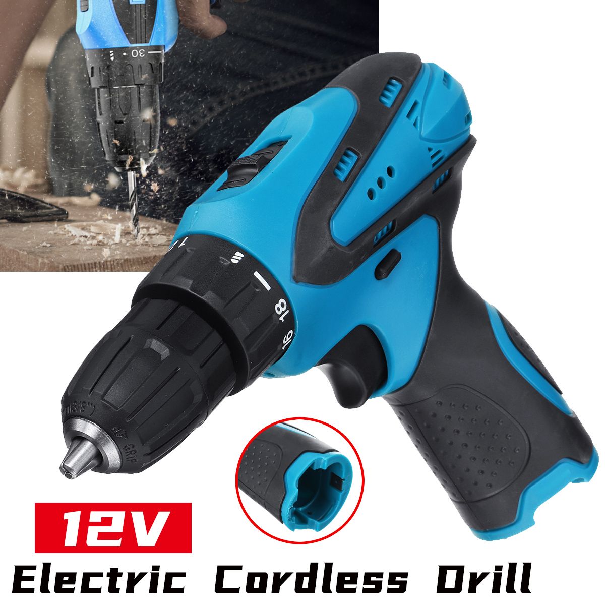 12V-2-Speeds-Cordless-Electric-Drill-18-Torque-Adjustment-Wood-Steel-Drilling-Tool-Without-Battery-1740706