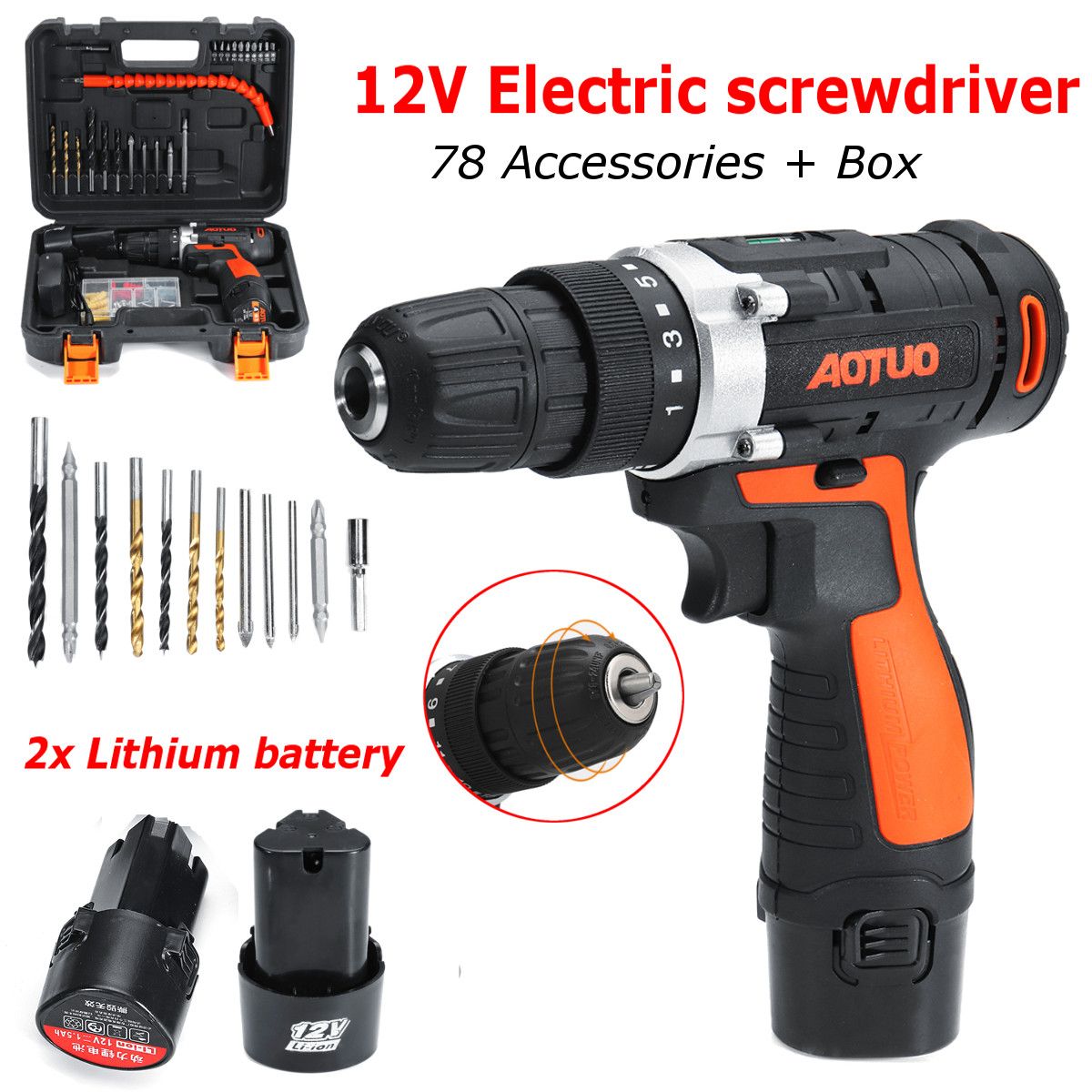 12V-78-in-1-Electric-Cordless-LED-Screwdriver-Drills-Bits-Rechargeable-Reversible-Drill-Tools-Kit-1319006