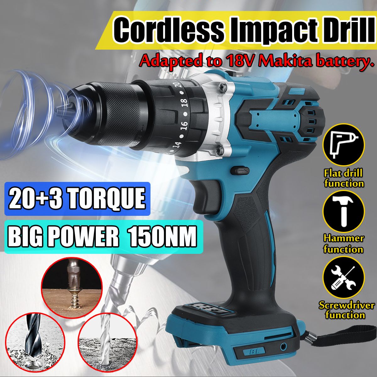 150Nm-Brushless-Cordless-Impact-Drill-3-in-1-1500RPM-Electric-Hammer-Drill-Screwdriver-with-LED-Work-1652355