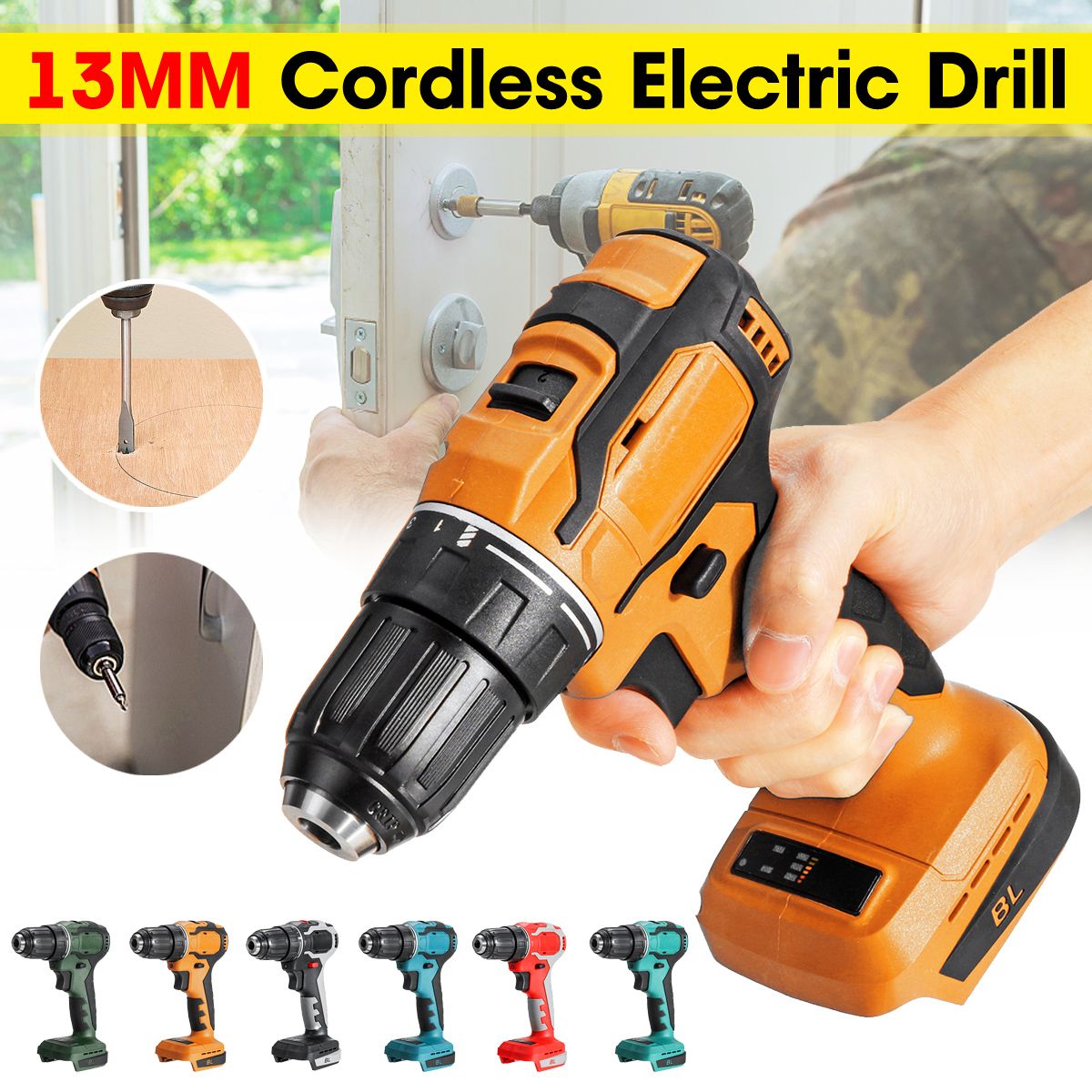 1800rpm-12quot-Cordless-Electric-Drill-Screwdriver-with-LED-Working-Light-211-Stage-Setting-Mode-1672883