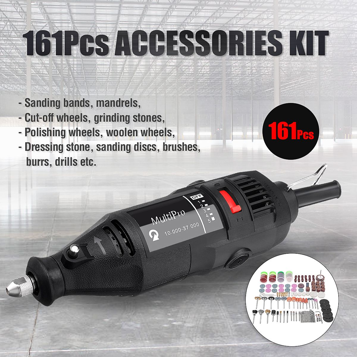 180W-Electric-Rotary-Grinder-Polish-Sanding-Tool-Kit-161pcs-Grinding-Variable-Speed-Eletric-Grinder-1268322