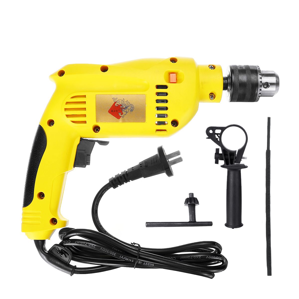 1880W-3800rpm-Electric-Impact-Drill-Wrench-13mm-Chuck-Brushless-Motor-Power-Tools-1529030