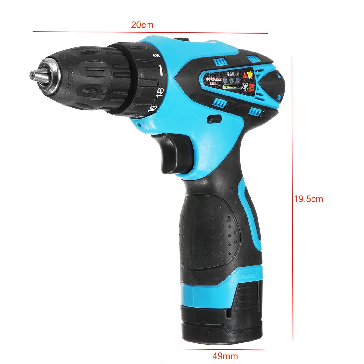 18V-Cordless-Power-Drill-2-Speed-Electric-Screwdriver-Repair-Tools-Kit-W-2-Pcs-Li-ion-Battery-1555801