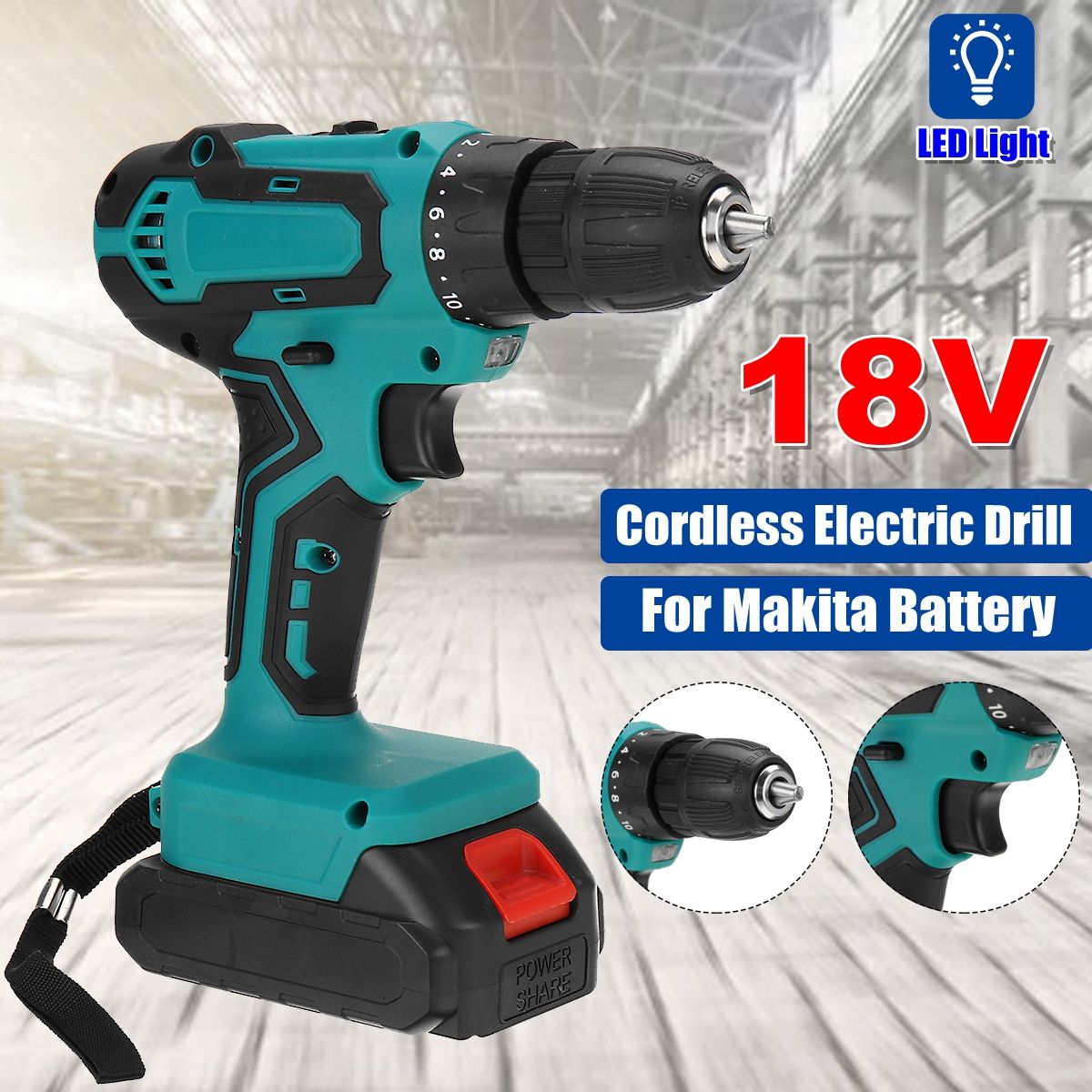 18V-Electric-Drill-10mm--Rechargeable-Cordless-Power-Drills-Adapted-To-Makita-Battery-With-1-Battery-1715109