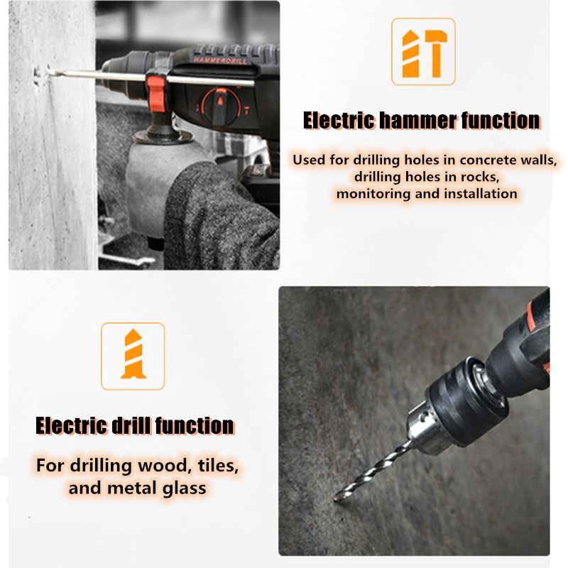 18V-Industrial-Brushless-Electric-Hammer-Impact-Drill-Hammer-Pick-For-Makita-1695136