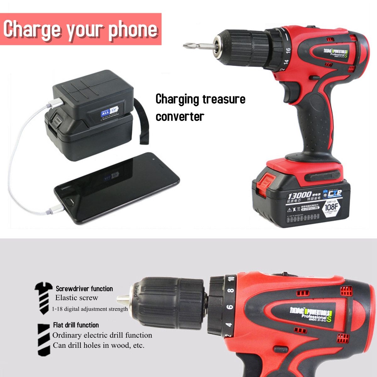 18V-Rechargeable-Cordless-Power-Impact-Drills-Electric-Drill-OneTwo-Battery-with-28Pcs-Accessories-1390836