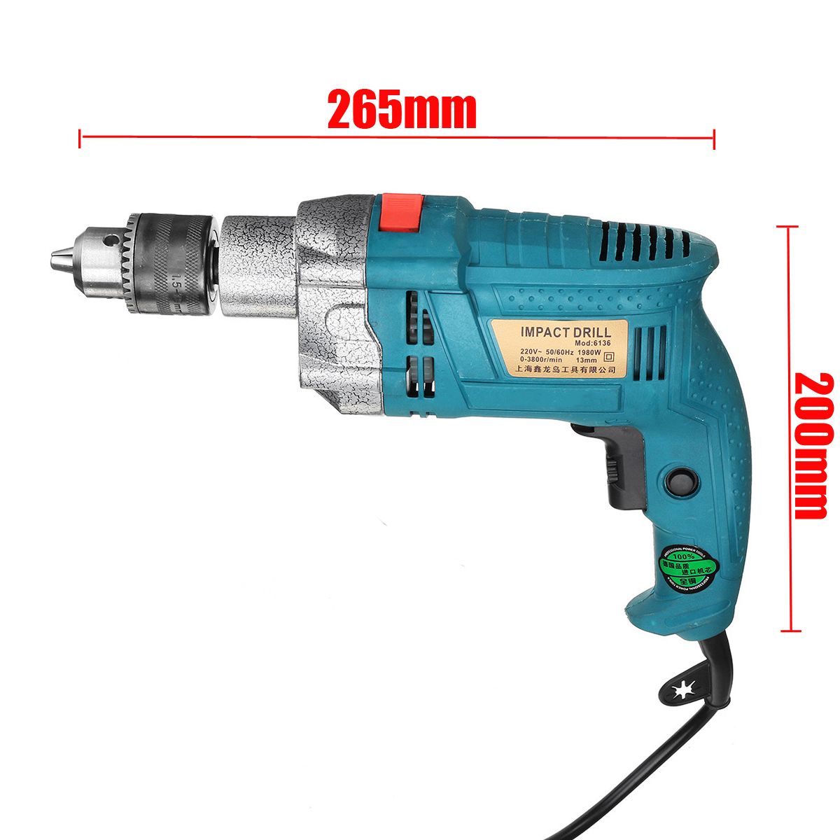 1980W-3800rpm-Electric-Impact-Drill-360deg-Rotary-Skid-Proof-Handle-With-Depth-Measuring-Scale-Spina-1715301