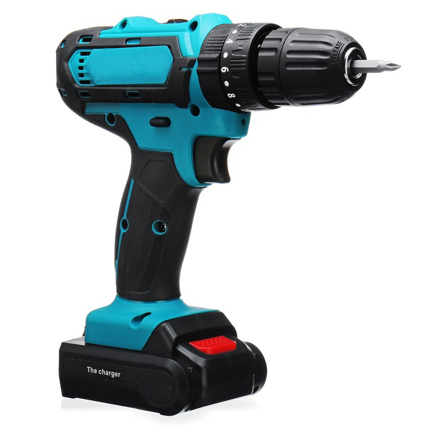 21V-Cordless-Electric-Drill-Rechargeable-Screwdriver-2-Speed-Woodworking-Tool-1672542