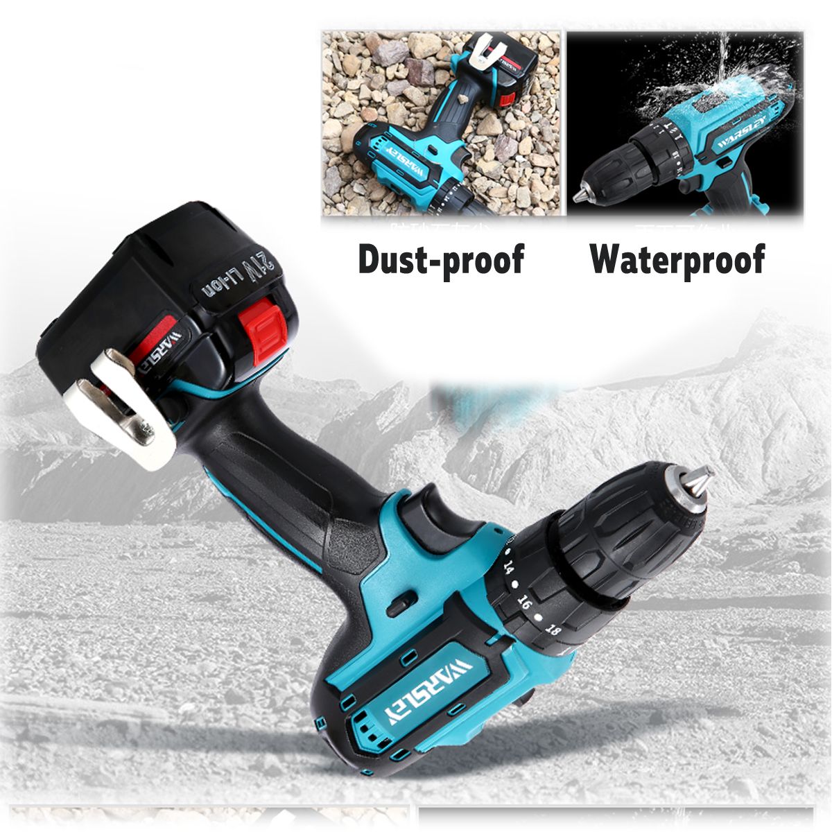 21V-Cordless-Impact-Power-Drill-Rechargeable-2-Speed-Electric-Screwdriver-Driver-with-2-Batteries-1366233